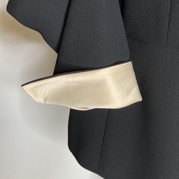 KASPER Jacket Blazer Black & Cream Blazer Jacket - Picture 7 of 14